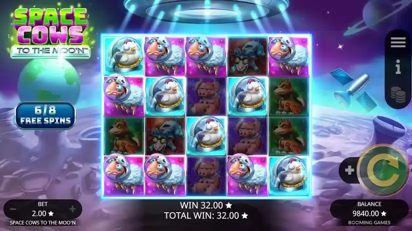 Space Cows to the Moo’n slot screenshot 4