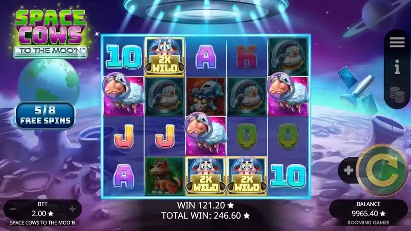 Space Cows to the Moo’n slot screenshot 6