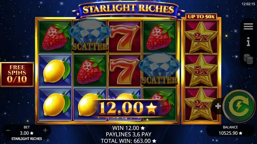 Starlight Riches slot screenshot 7