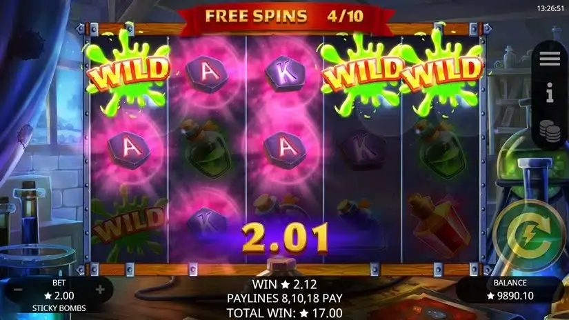 Sticky Bombs slot screenshot 5