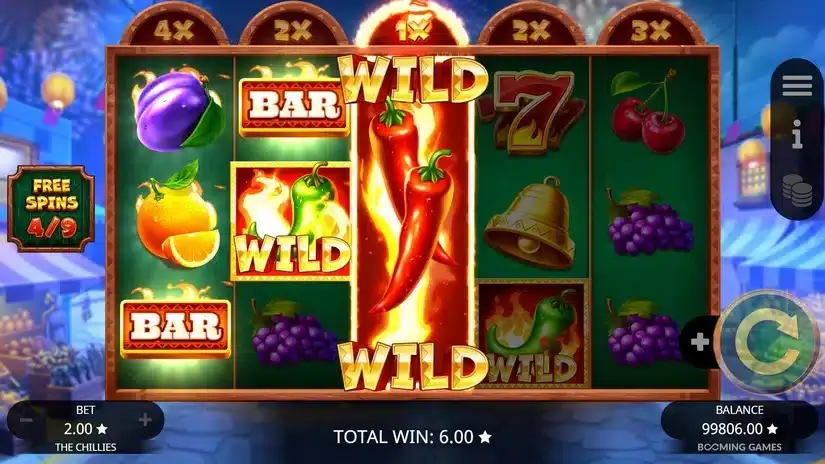 The Chillies slot screenshot 5