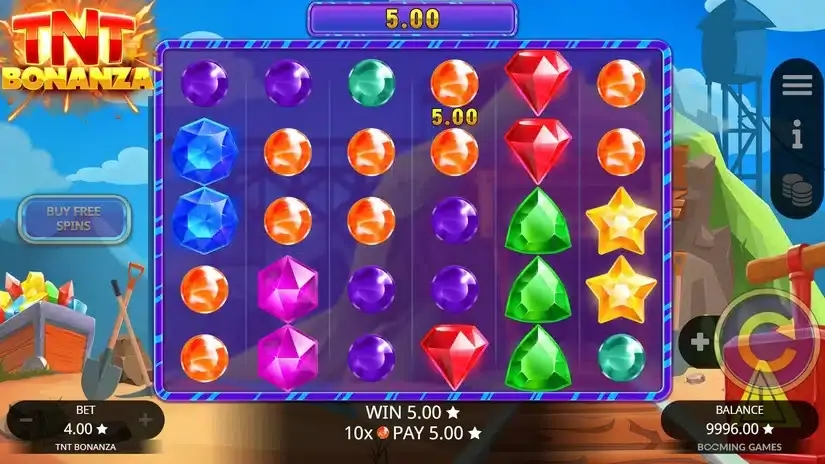 TNT Bonanza slot screenshot 2