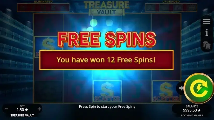Treasure Vault slot screenshot 3
