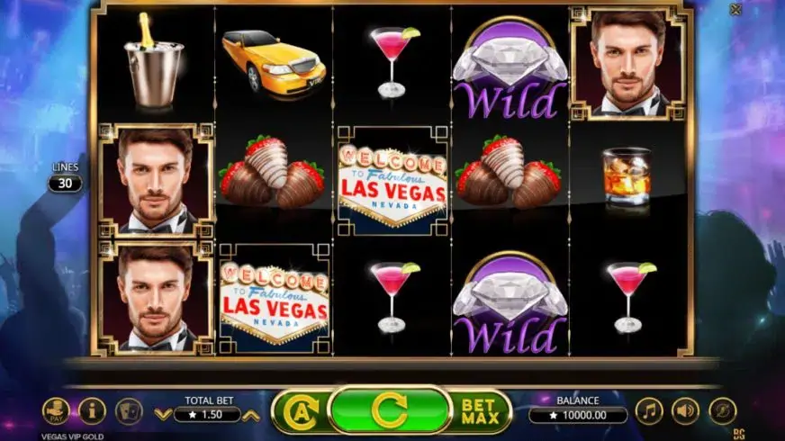 Vegas VIP Gold slot screenshot 1