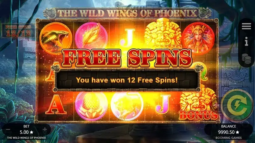 Wild Wings of Phoenix slot screenshot 5