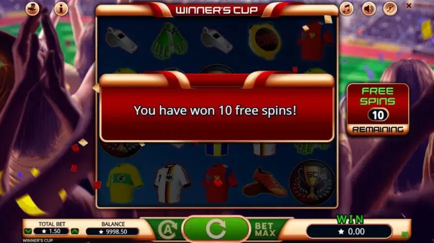 Winner’s Cup slot screenshot 3