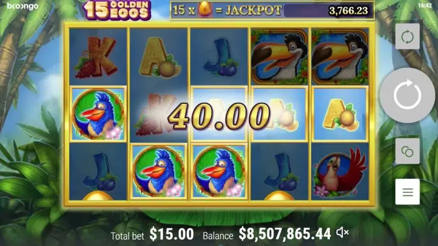 15 Golden Eggs slot screenshot 2
