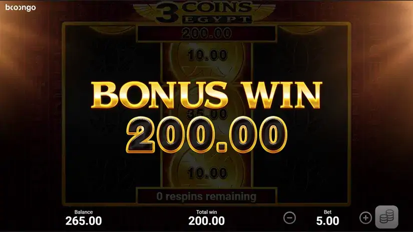 3 Coins: Egypt slot screenshot 4