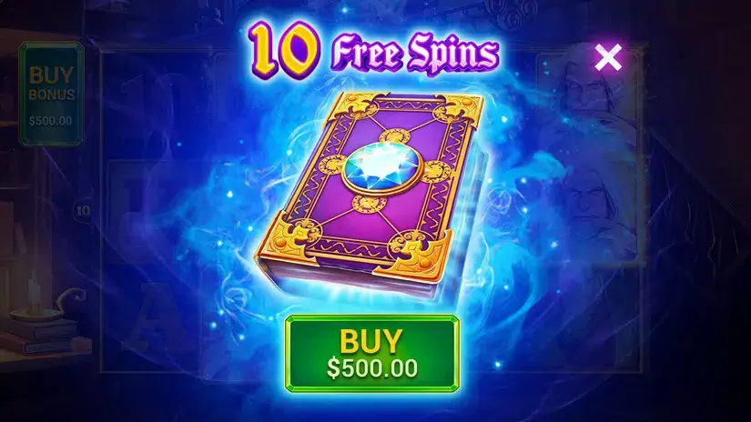 Book of Wizard Double Chance slot screenshot 1