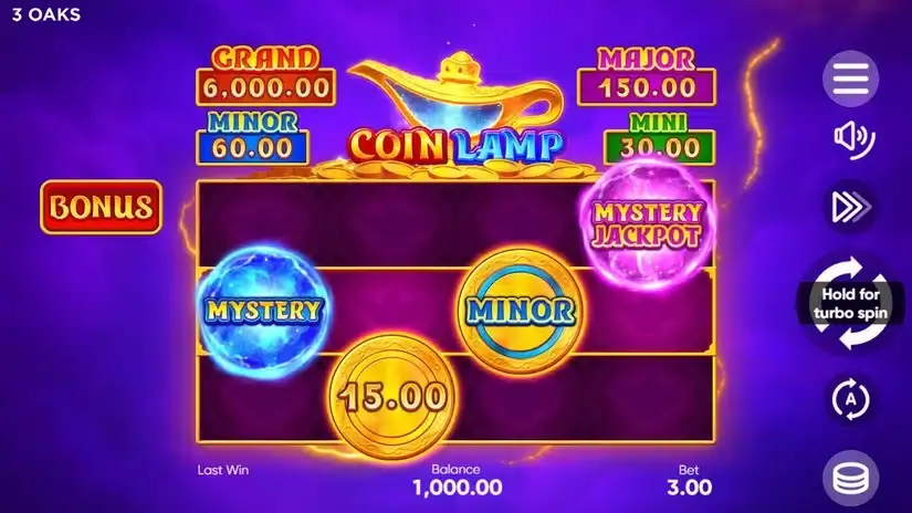 Coin Lamp slot screenshot 1