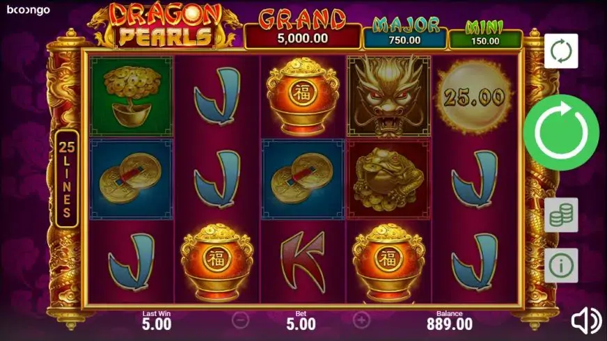 Dragon Pearls: Hold & Win slot screenshot 2