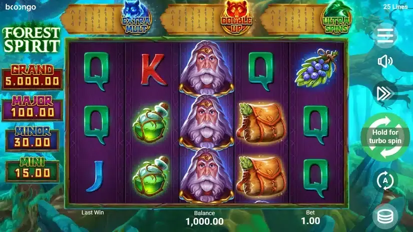 Forest Spirit slot screenshot 