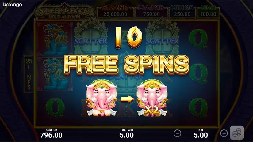 Ganesha Boost Hold and Win slot screenshot 4