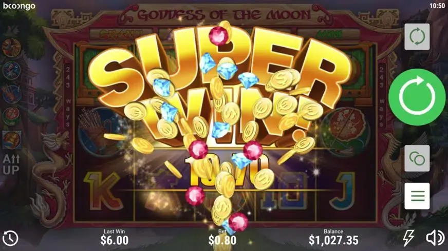 Goddess of the Moon slot screenshot 4