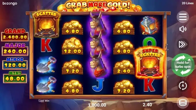 Grab more Gold! slot screenshot 