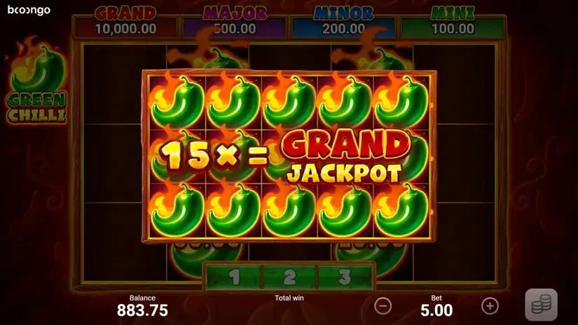 Green Chilli slot screenshot 5