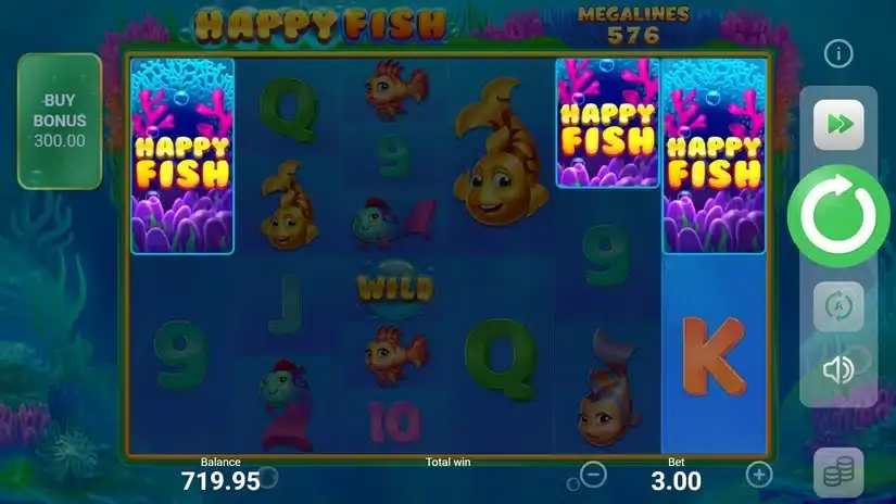 Happy Fish slot screenshot 3