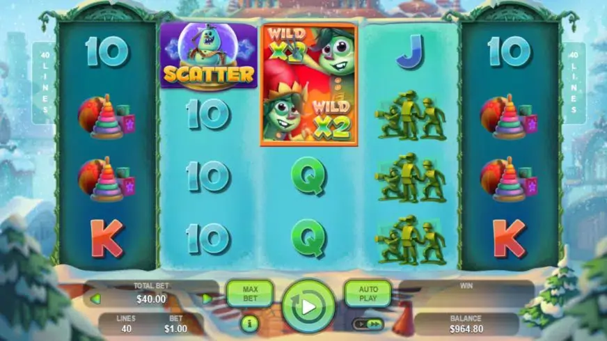 Lucky Xmas slot screenshot 1