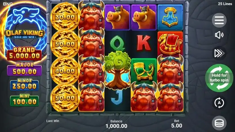 Olaf Viking slot screenshot 1