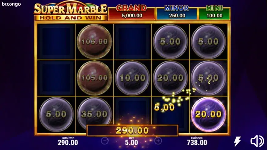Super Marble slot screenshot 5
