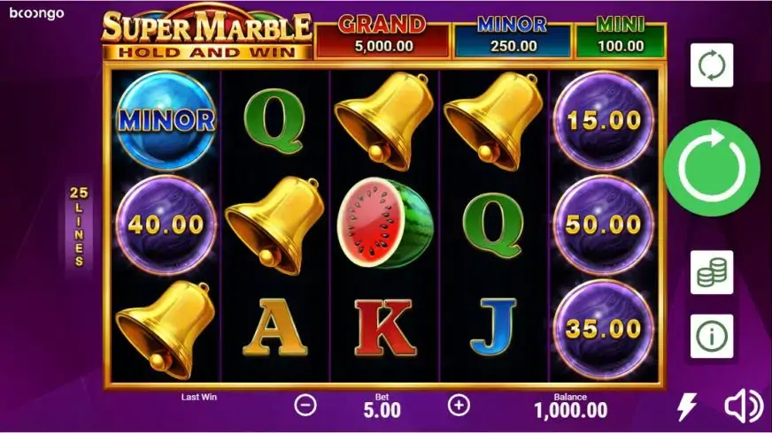 Super Marble slot screenshot 1