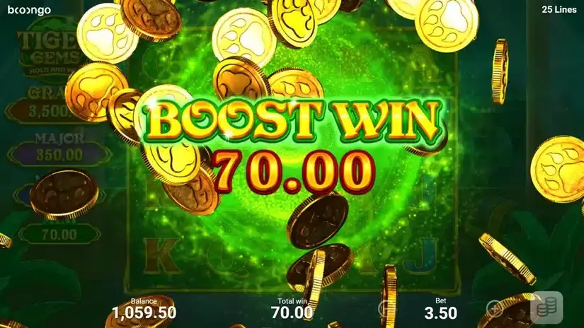 Tiger Gems slot screenshot 
