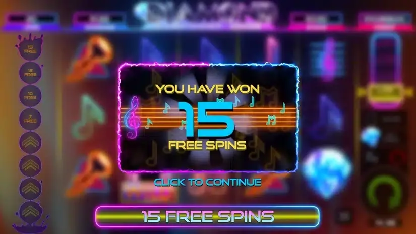 Diamond Symphony DoubleMax slot screenshot 3