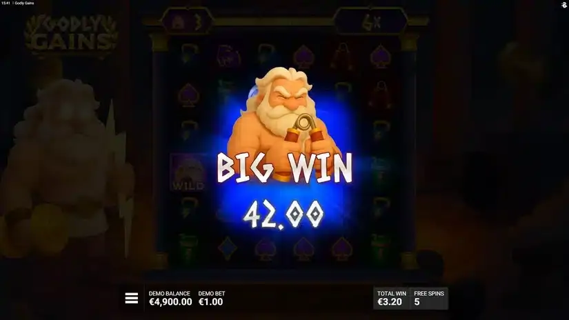 Godly Gains slot screenshot 6