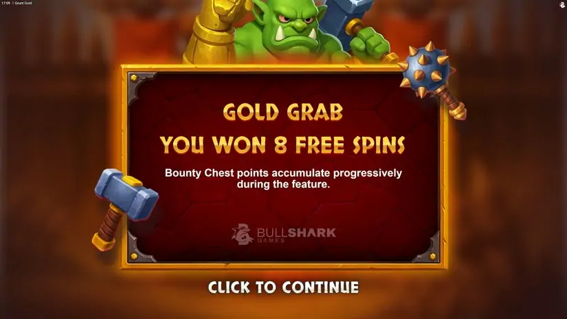 Grunt Gold slot screenshot 3
