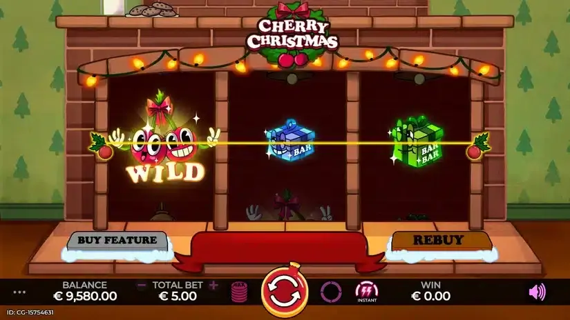 Cherry Christmas slot screenshot 3