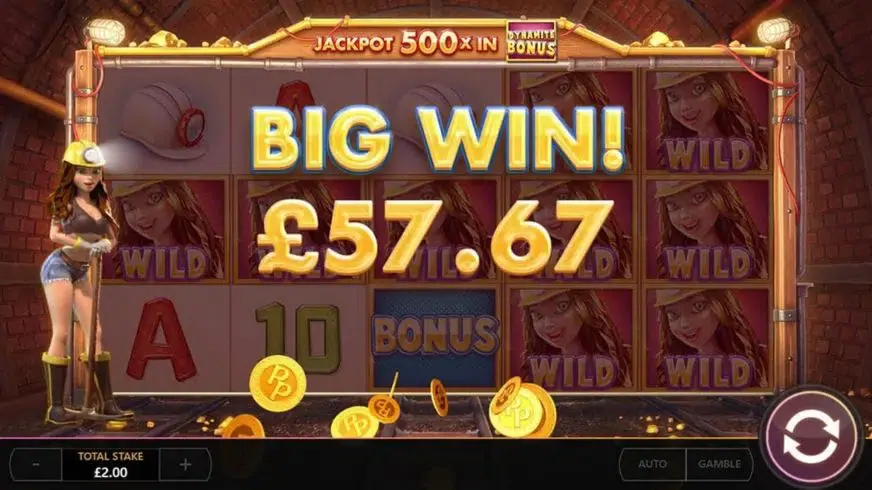 Paddy’s Lucky Mine slot screenshot 2