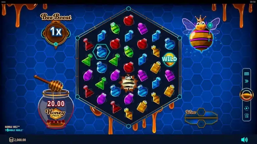 Bubble Beez slot screenshot 