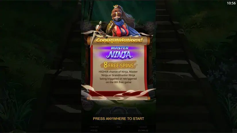 Ninja Vixens slot screenshot 3