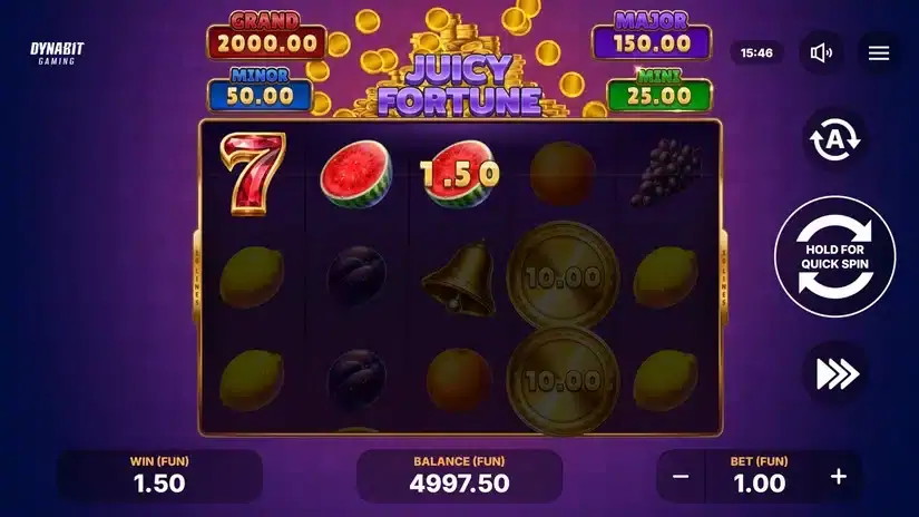 Juicy Fortune: Hold and Win slot screenshot 2
