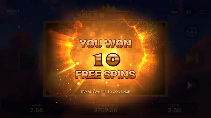 Solar Sands slot screenshot 3