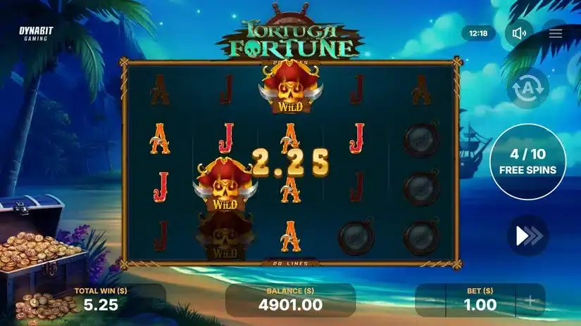 Tortuga Fortune slot screenshot 4