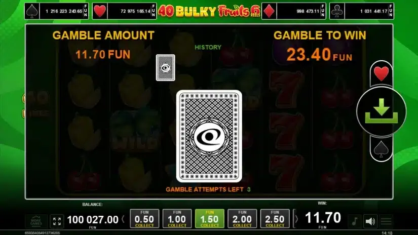 40 Bulky Fruits 6 Reels slot screenshot 4
