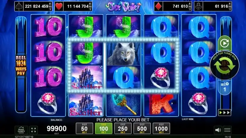 Ice Valley slot screenshot 1