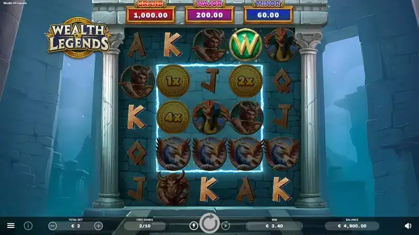 Wealth of Legends slot screenshot 4