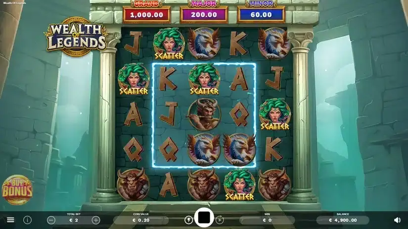 Wealth of Legends slot screenshot 2