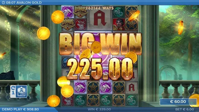 Avalon Gold slot screenshot 4