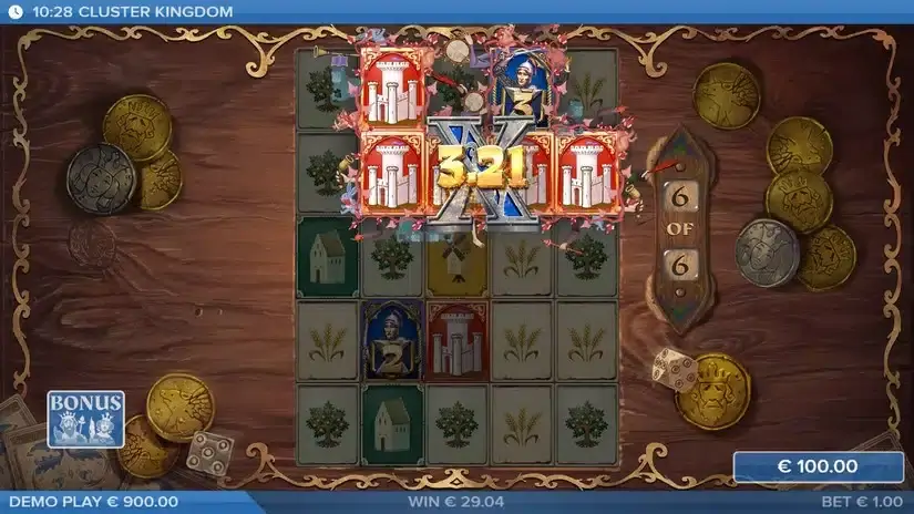 Cluster Kingdom slot screenshot 
