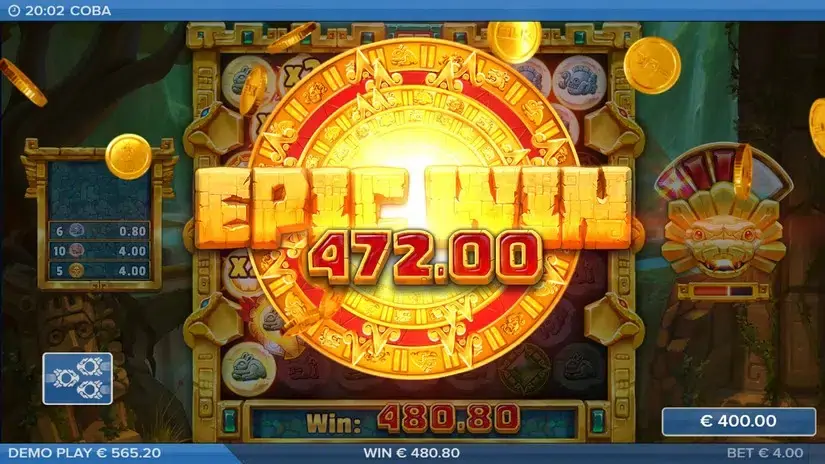 Coba slot screenshot 