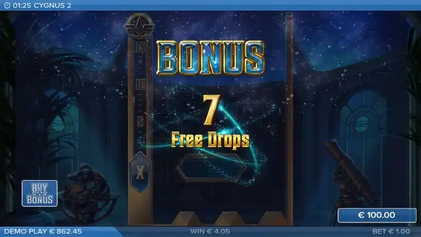 Cygnus 2 slot screenshot 4