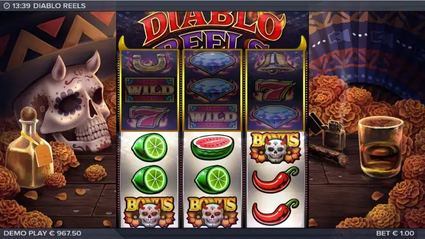 Diablo Reels slot screenshot 2