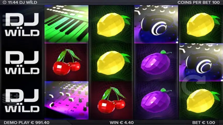 DJ Wild slot screenshot 3