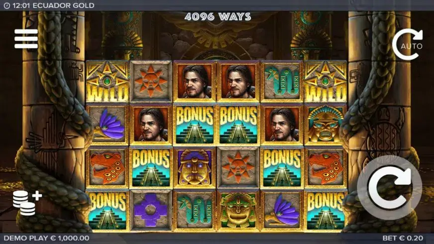 Ecuador Gold slot screenshot 1