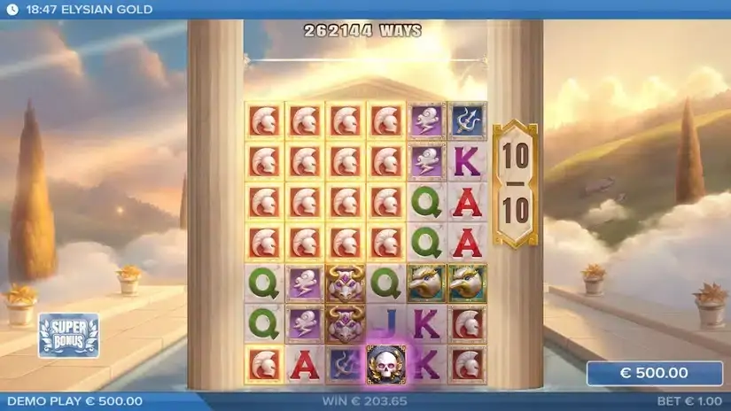 Elysian Gold slot screenshot