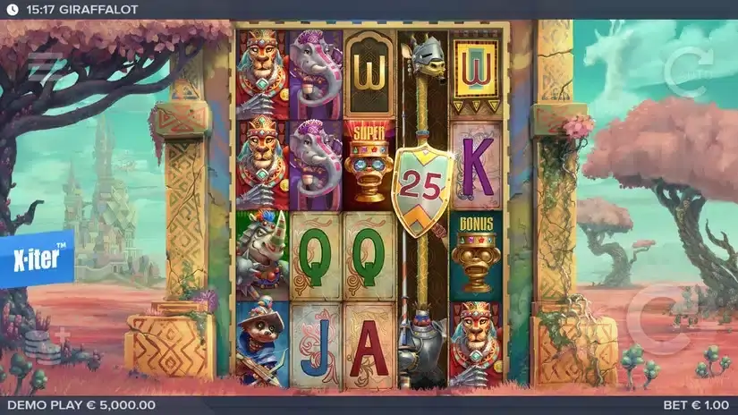 Giraffalot slot screenshot 