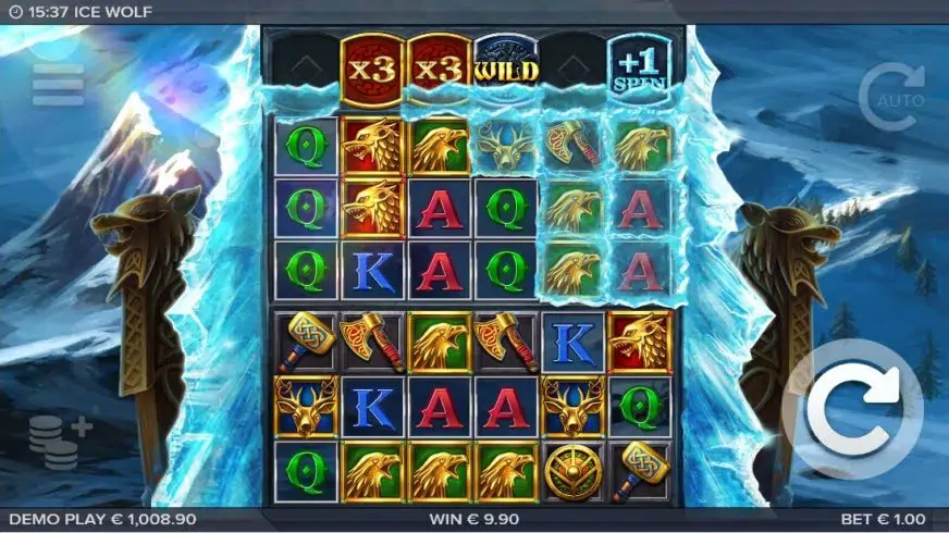 Ice Wolf slot screenshot 3
